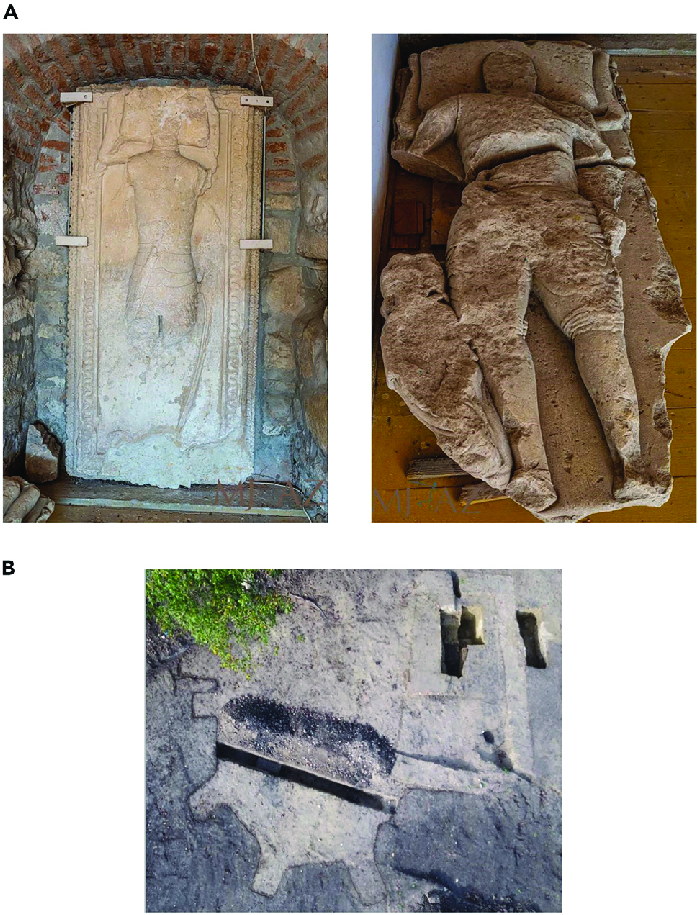 Tombstones of Báthory knights